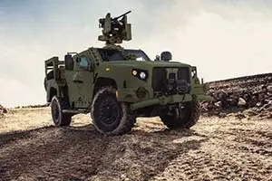 Oshkosh Defense JLTV light tactical vehicle.