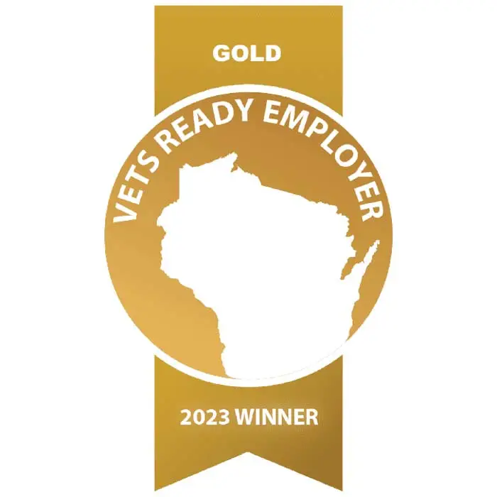 Vets Ready Employer 2023 award graphic.