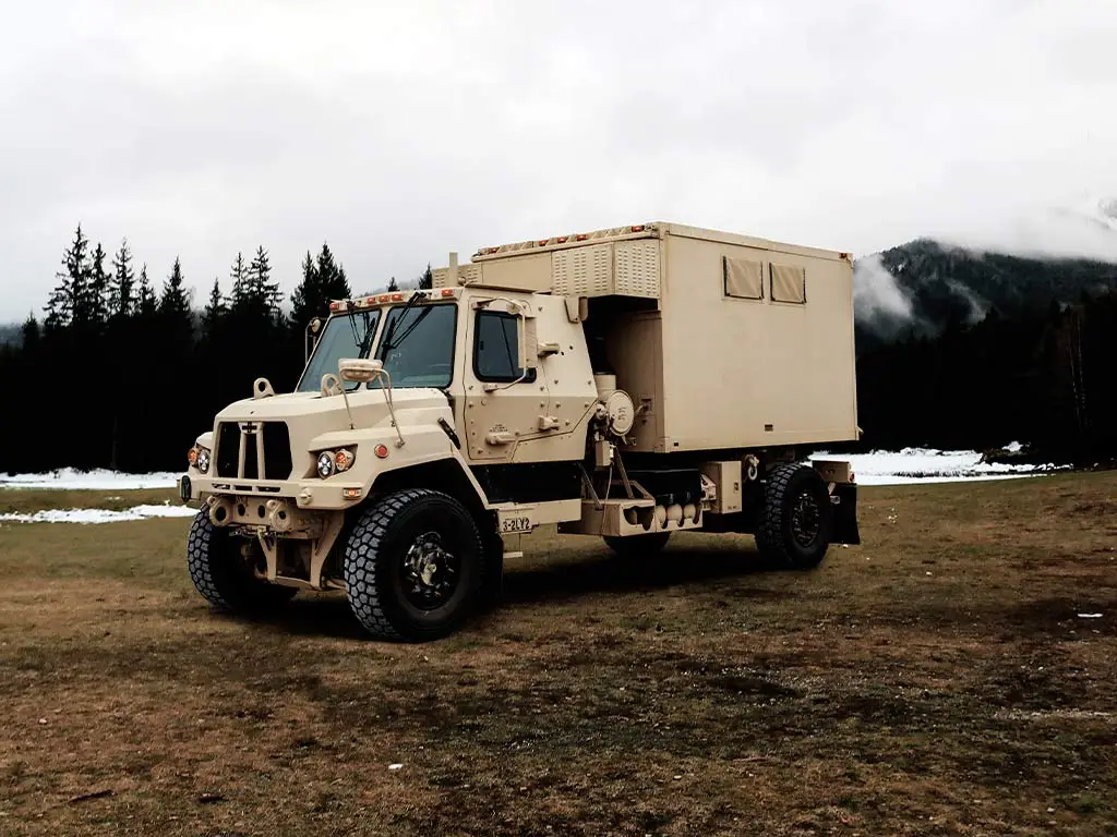 Oshkosh Defense FMTV A2 2.5-ton van.